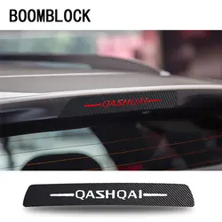 Авто 3D Черный углеродного волокна Переводные картинки высокого стоп-сигнал декоративные наклейки автомобиль Стайлинг для 2015-2018 Nissan Qashqai J11