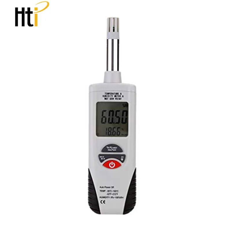 

Digital Psychrometer Mini Portable Thermo-Hygrometer Temperature Humidity Meter with Dew Point/Wet Bulb Temperature
