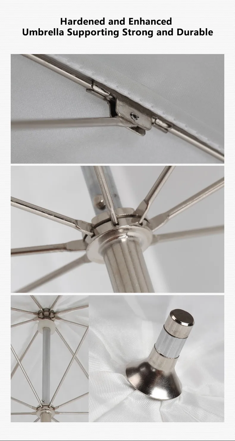 HPUSN 4" 116 см Высокое качество Speedlite Studio Flash мягкий полупрозрачный белый зонт для камеры SLR Аксессуары для фотостудии