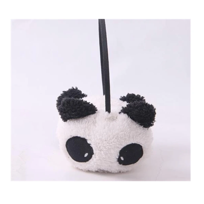 CUHAKCI Winter Cute Earmuffs Panda Ear Muff Warmer New Gilrs Black White Small Panda Design Women Pad Fluffy Ear Warmer Earmuffs