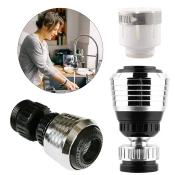 

360 Rotate Swivel Faucet Nozzle Torneira Water Filter Adapter Water