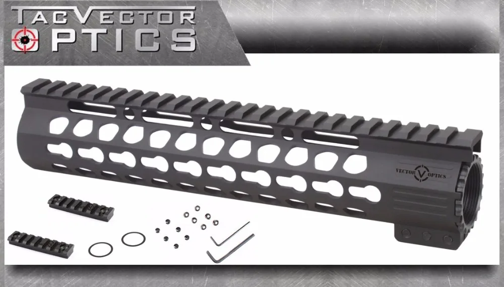 Векторная оптика Slim KeyMod 10 дюймов свободное поплавковое крепление для наручников