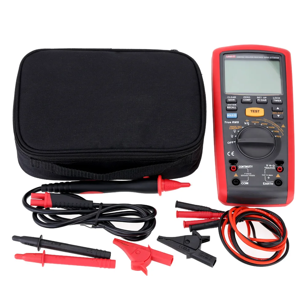 

UNI-T UT505B Handheld Digital Insulation Resistance Tester AC/DC Voltage Measurement
