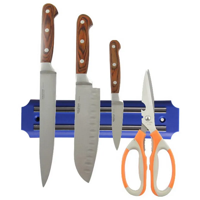 

ABS Magnetic knife holder Tool Rest Shelf for Stainless Steel Kitchen Pub Bar Counter knife holder 20 x 4.7 x 1.2 cm