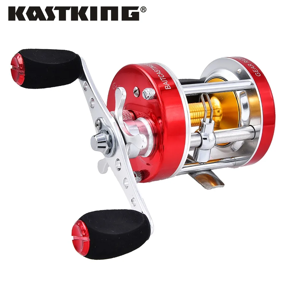 

KastKing 2016 New Brand Rover Right Left Handed Super Light 5.3:1 Metal Body Baitcasting Reel Round Fishing Reel carp wheel