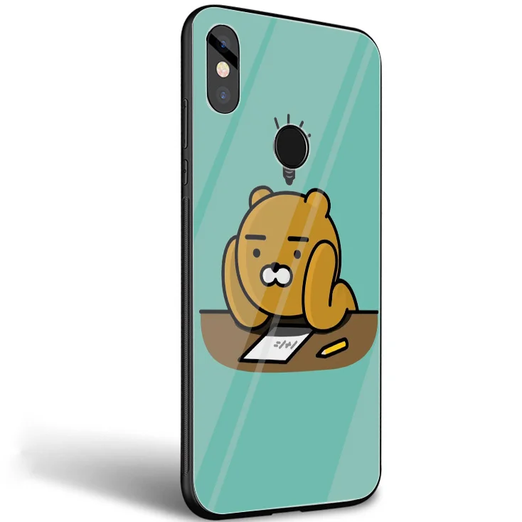 Desxz стеклянный TPU Забавный чехол для xiaomi 8 Lite A1 A2 9 redmi note 5 6 7 Pro 6A 4X 5X 6X Pocophone