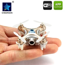 Cheerson CX-10W Mini Quadcopters Rc Dron FPV Flying Camera Helicopter Mobile Control WiFi Drones With 0.3MP Camera