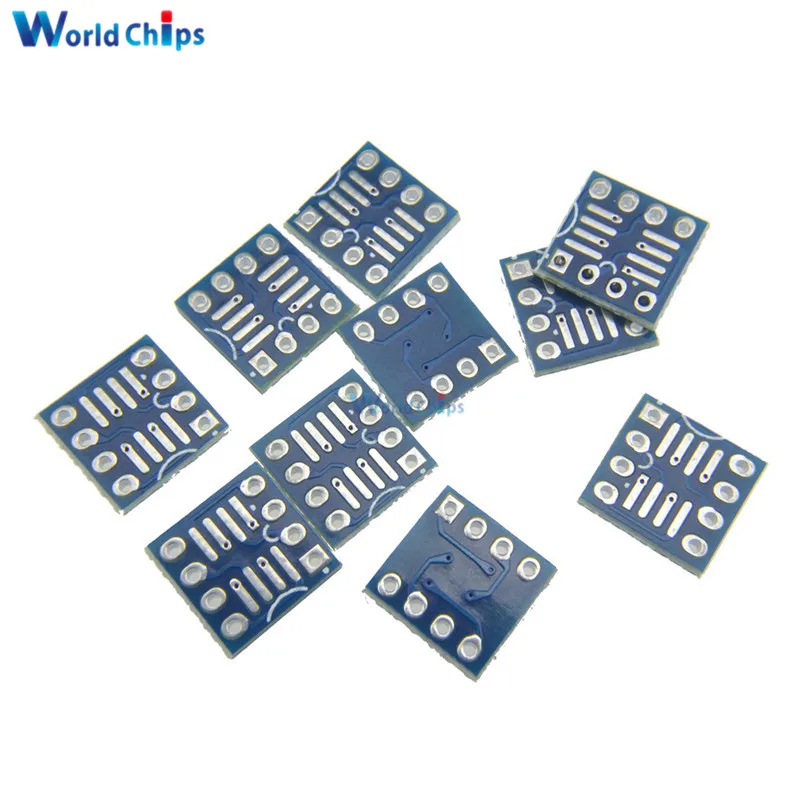 

100PCS SOP8 SO8 SOIC8 TO DIP8 DIP Interposer PCB Board Adapter Plate New