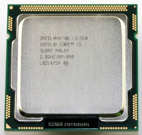cpus Core i5 760 Processor 2.80 GHz 8M Cache SLBRP LGA1156 Socket 1156 CPU laptop processor