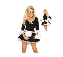 Lingerie Sexy Maid Dress Black and White Uniform Temptation One Piece Anime Halloween Cosplay Costume Cosplay Feminino BI153