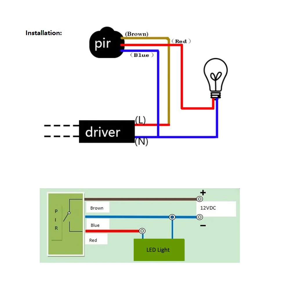 Wiring Pir Sensors In Parallel Diagram