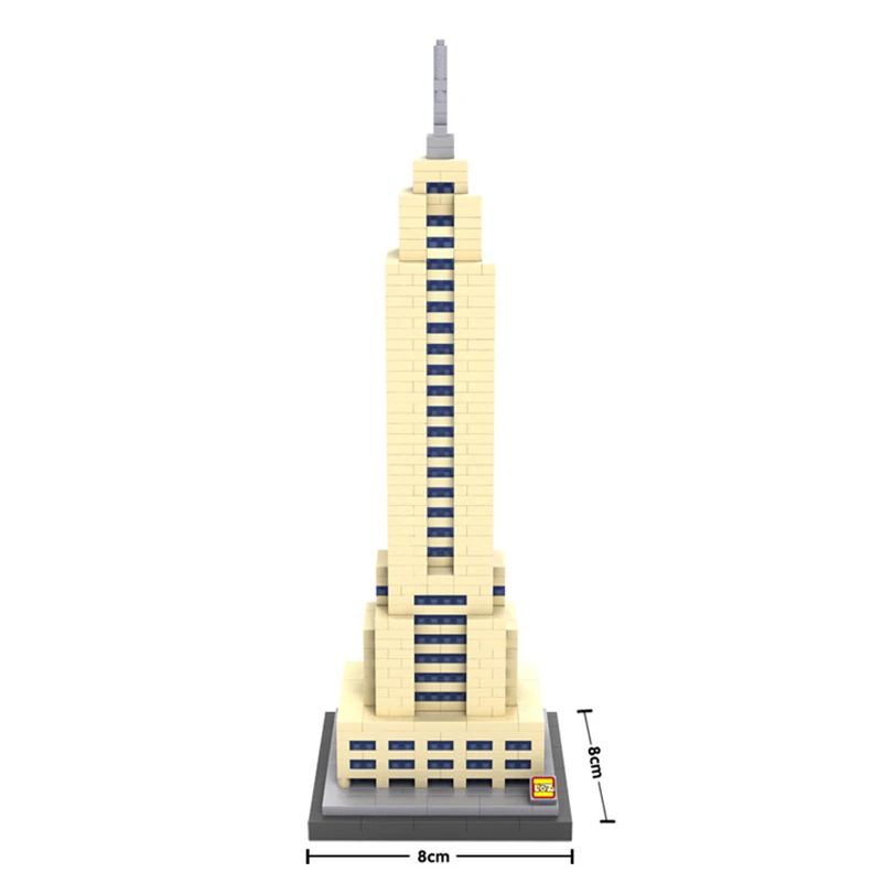 NO.9388 Mini LOZ World architecture Empire State Building plastic