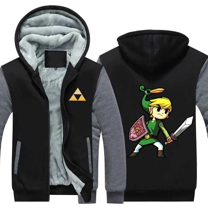 Fans Wear Sweatshirt Anime Gaming The Legend of Zelda Zipper Hoodies Cosplay Costume My World Unisex Winter Hoodie Casual Coat Fans Wear Sweatshirt Anime Gaming The Legend of Zelda Zipper Hoodies Cosplay Costume My World Unisex Winter Hoodie Casual Coat