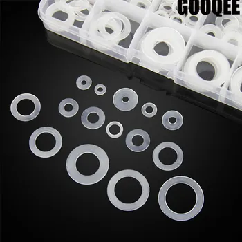 

250pcs/lots M3.5-M20 Soft nylon washers plastic washers insulation washers plumbing leakproof gaskets set