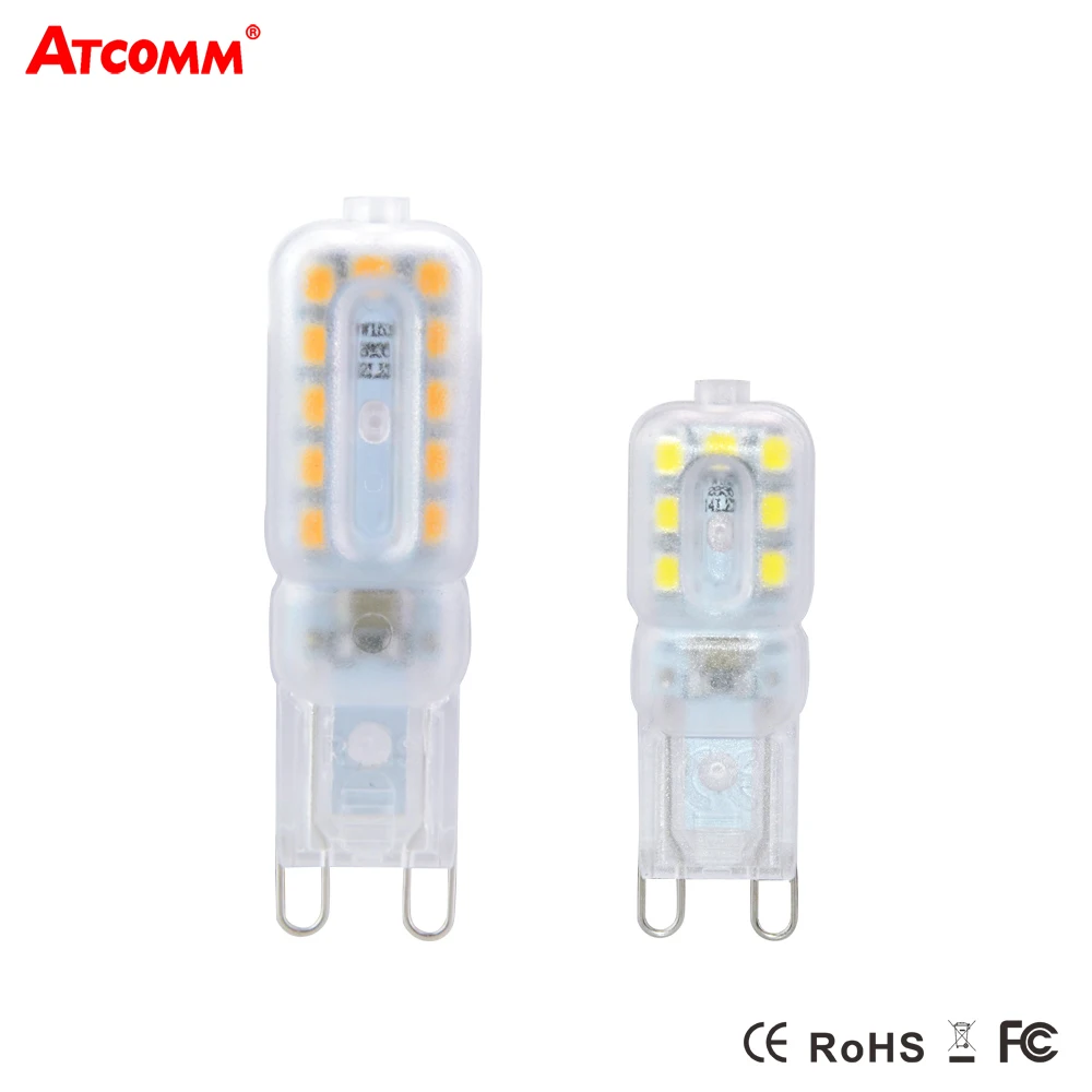

G9 LED Diode Chandelier Lamp 3W 5W 110V 220V SMD 2835 Chip High Lumen Full Wattage Flicker Free G9 LED Light Emitting Diode Bulb