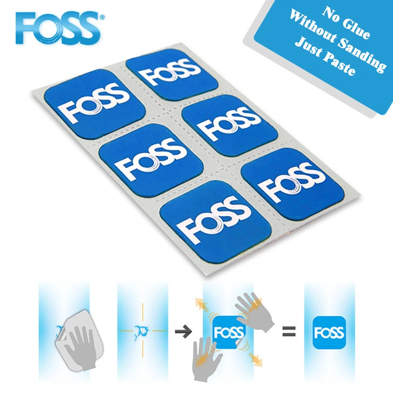 

FOSS 6PCS/Set Bicycle Tire Patch MTB Road Bike Tube Repair Pad Tools Inner Tube No Need Glue Tyre Patch Bicycle Repair Tools
