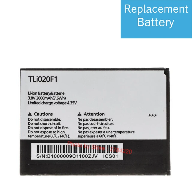 2000mAh Replacement Battery For Vodafone Smart Turbo 7 VDF 500 VDF 501