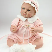 20 дюймов/50 см Прекрасные Силиконовые Возрожденные Младенцы мягкие касания реалистичные Новорожденные bebes живые игрушки для детей brinquedos juguetes
