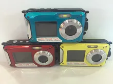 2016 Waterproof Double screen Underwater self The built-in flash 24.0Mega pixels MAX 2.7 inch 1.8 inch