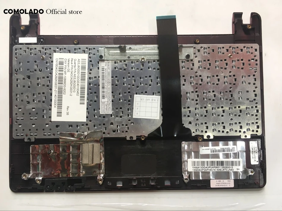 GR Germany Keyboard for asus Eee PC X101H X101CH with red frame keyboard GR Layout (2)