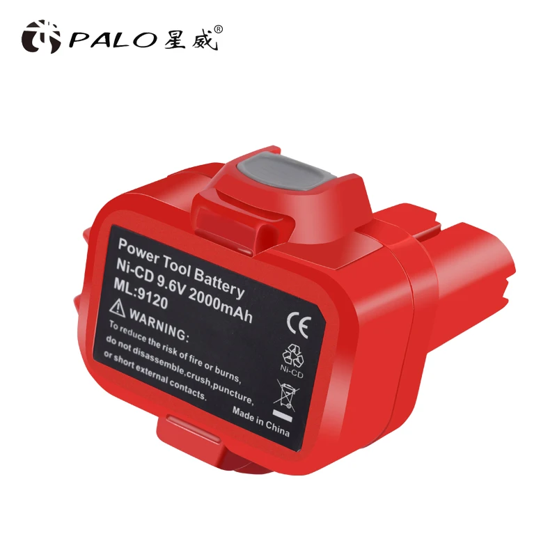 PALO 2000 мА/ч, 9,6 V 2.0Ah Ni-cd Мощность инструмент Батарея для MAKITA 9120 9122 9133 9134 9135 9135A 6222D 6260D