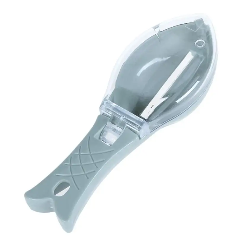 

New Plastic Fish Skin Scale Knife Cleaning Scraper Practical Fish Skin Shaver Manually Fish Seafood Peeler Brush Remover Cleaner
