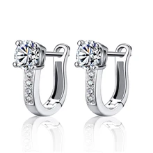 NEHZY-pendientes de plata de primera ley y circón para mujer, aretes pequeños, plata esterlina 925, Circonia cúbica, zirconia, circonita, zirconita, forma de estrella, princesa