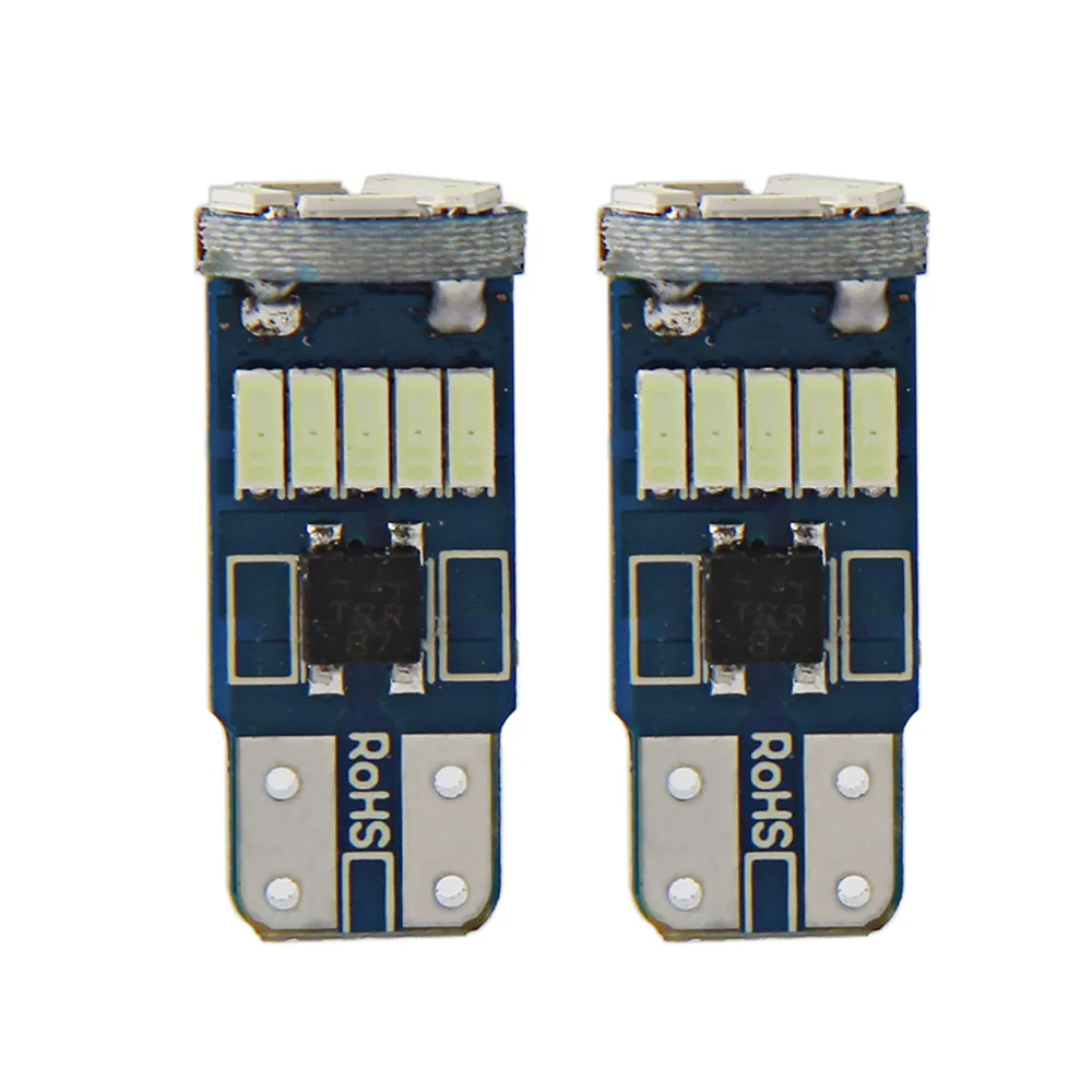 2X T10 Led 194 168 W5W Белый кристально синий светодиодный габаритный фонарь парковочные