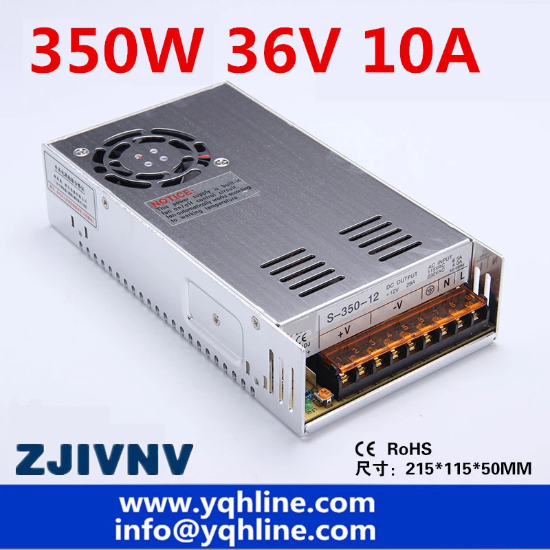 S-350-36 Potencia De Conmutación 36v 350w Monitoreo De Segur S-350-36 Potencia De Conmutación 36v 350w Monitoreo De Segur