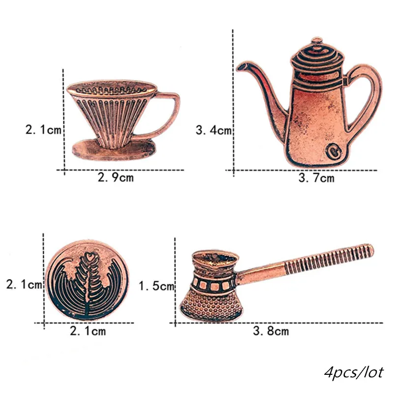 Metal Cafe Badge Coffee Gadget A4A-3