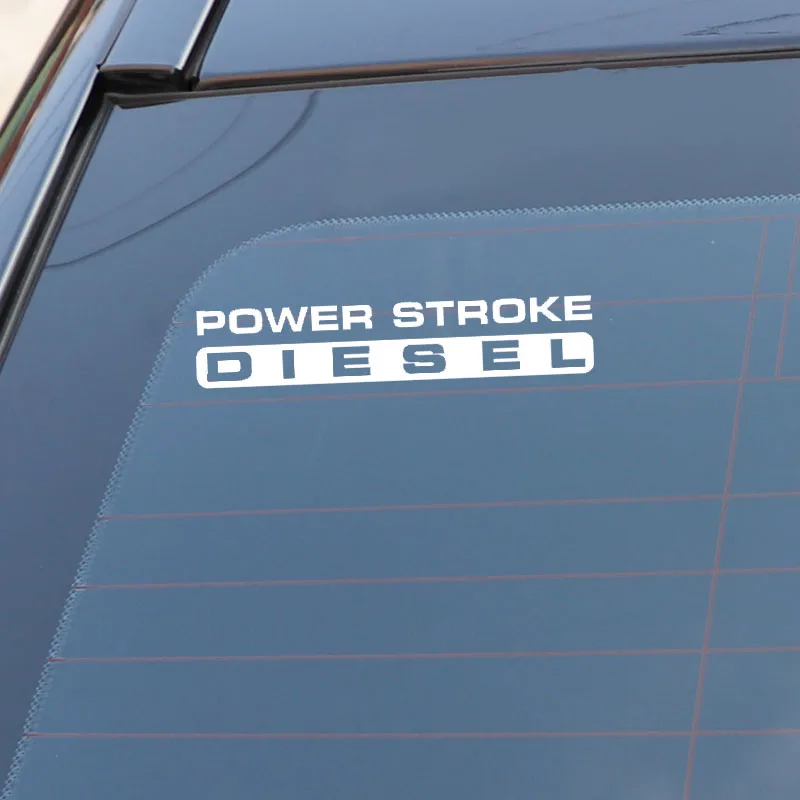 YJZT 17 1 см * 3 4 POWERSTROKE Turbo DIESEL модная виниловая графическая Наклейка