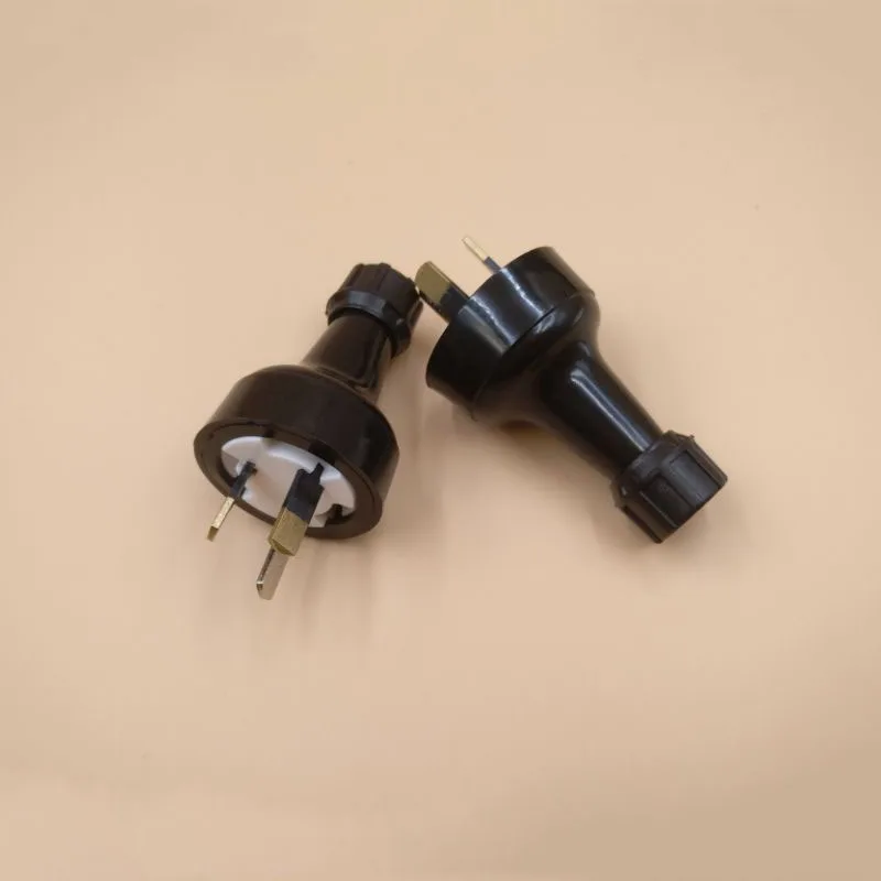 2 X Australian New Zealand 3 Pin Diy Rewireable Power
