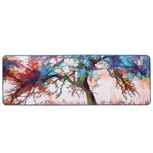 Креативный абстрактный арт Радужный цвет ковровик с рисунком дерева домашний декор пол коврик нескользящий моющийся мягкий и уютный уголок коврик для спальни