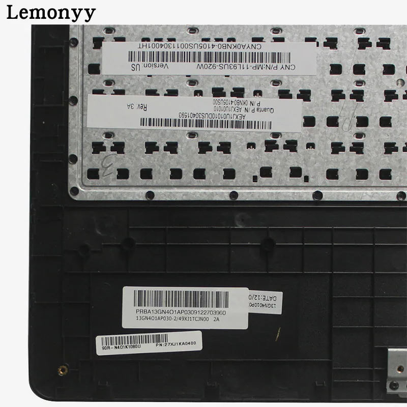 Cena Nowy rosyjski klawiatura do ASUS X401 X401A X401U czarna klawiatura z podpórce pod nadgarstki górną klawiatury laptopa