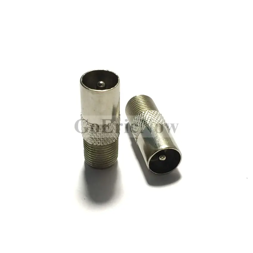 

5 pcs RF Coaxial F Female to IEC PAL DVB-T TV Male Adapter Connector