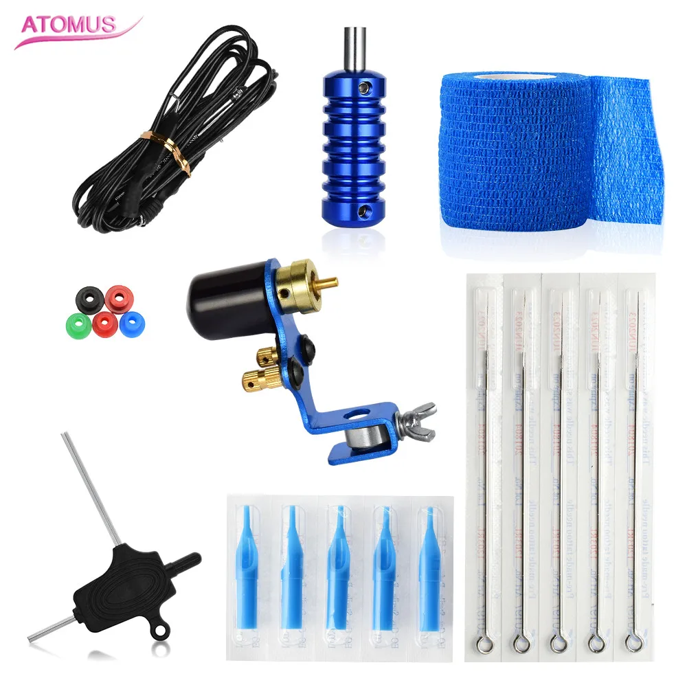 

Rotary Motor Tattoo Machine Bandage Set Tattoo Machines Kit Professional Tatuagem Maquiagem Permanente Maquina