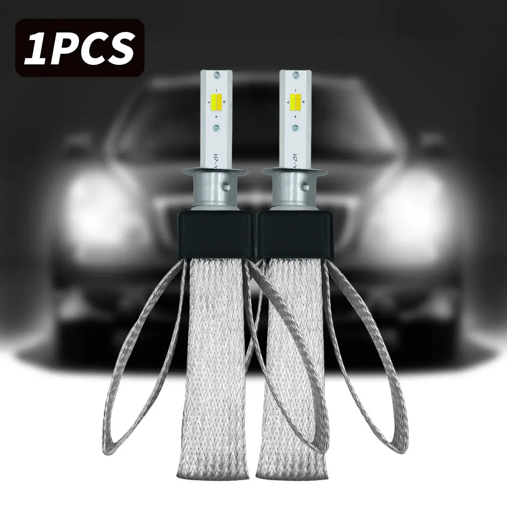 

H1 9600LM Front Lamp LED Fog Light LED Headlight High Power Super Bright Safety Car Styling Replacement