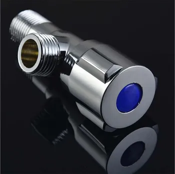 

high quality brass hot and cold angle valves wc accessories shower Triangle valve free shipping F6