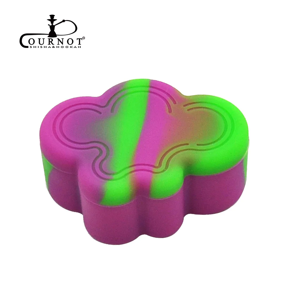 

Funny Modeling Silicone Cloud Oil Wax Containers Non-stick Food Silicone Oil Slicks Jar 22ML Dab Wax Container Storage