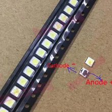 50 шт./лот 1 Вт 3528 2835 3V SMD светодиодный бусины LG Innotek холодный белый 100LM для ТВ/ЖК-дисплей Подсветка Применение