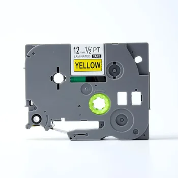 

10PCS Compatible Label Tape TZe631 / TZ631 Black on Yellow (12mm x 8m) suitable for r P-Touch Label Printing Machines
