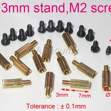 12 шт. 7+ 3 мм латунь стенд/скобка/бочка с M2-4mm винт для камеры безопасности печатной модуль монтажные