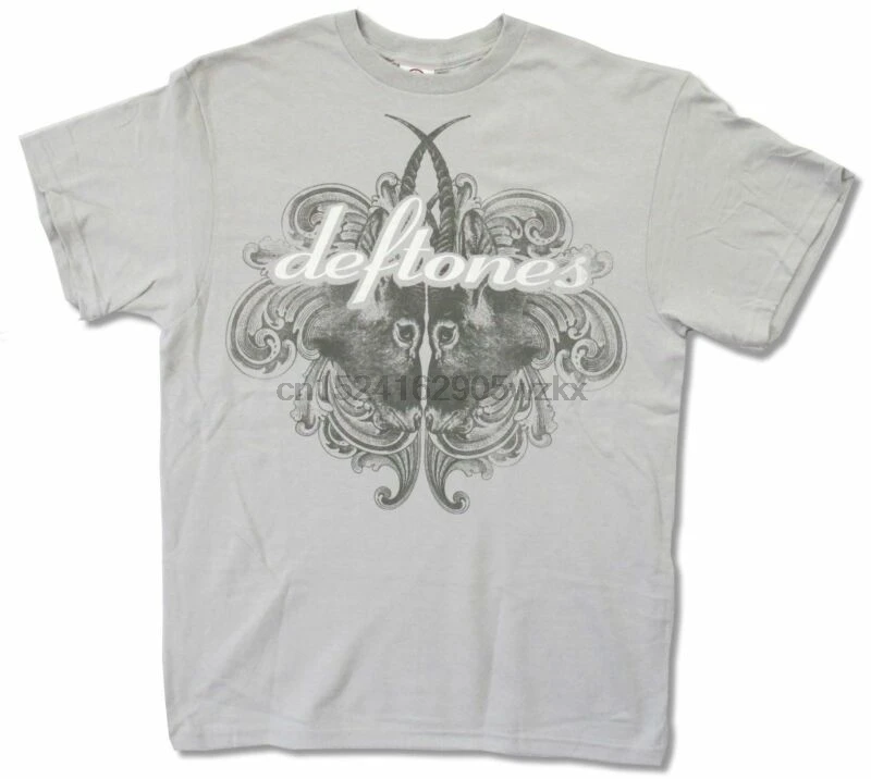 DEFTONES BUTTING HEADS зеркальное изображение серая футболка новый официальный взрослый |