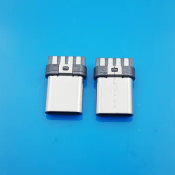 

100pcs/lot USB 3.1 C Type Connector Soldering Type dual side Jack for Phone