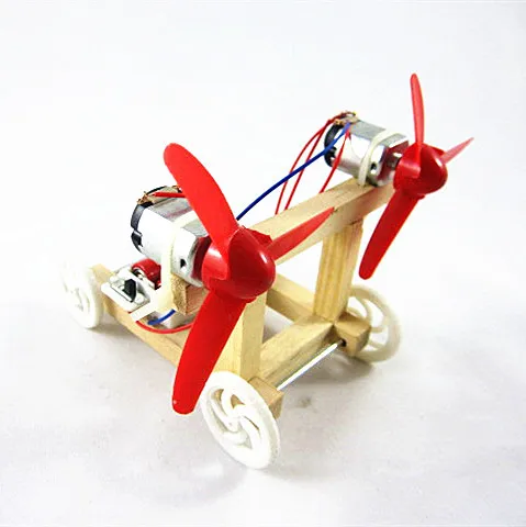 DIY Electric Wind Car Experiment Model Physics Science Technology Education T MD 
