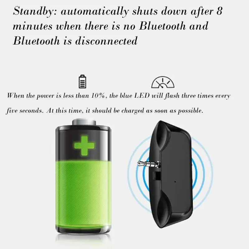 Wireless Bluetooth Adapter for PS4 Bluetooth 5 0 Aux Audio Receiver with Handsfree Fast Charging Adapter for Bluetooth Headphone