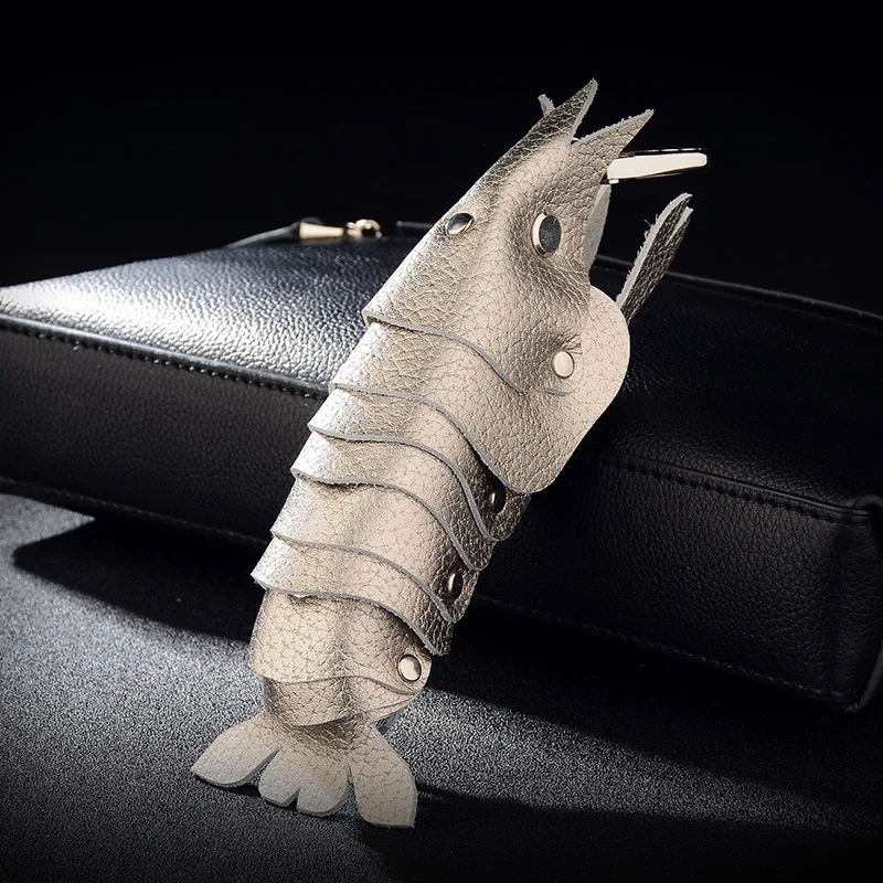 

Man Key Wallets for Car Holders Genuine Leather Car Key Pack Lobster Type Key Purse Women Zipper Key Pack