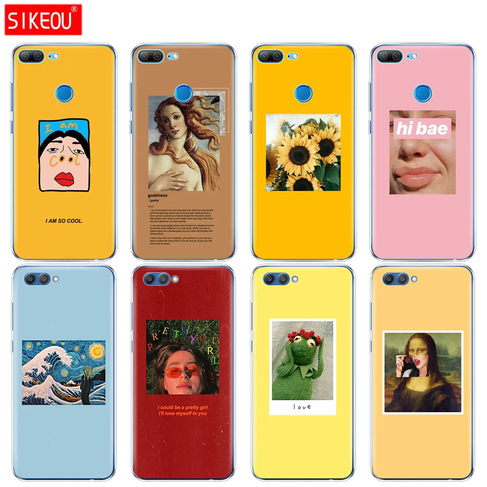 

Case for Huawei Honor 10 V10 3c 4C 5c 5x 4A 6A 6C pro 6X 7X 6 7 8 9 LITE case Silicone Cover Phone Shells fashion design art