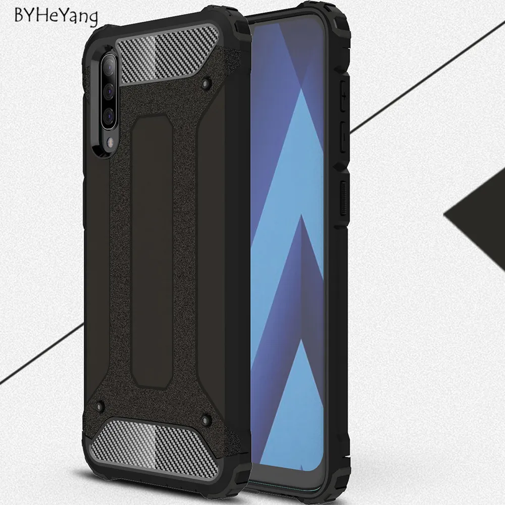 Чехол для Samsung Galaxy A50 Силиконовый противоударный тонкий жесткий прочный
