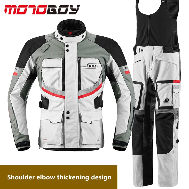 

Motoboy motorcycle clothing set warm racing motorcycle into Tibet motorcycle brigade tension clothing waterproofNo.60